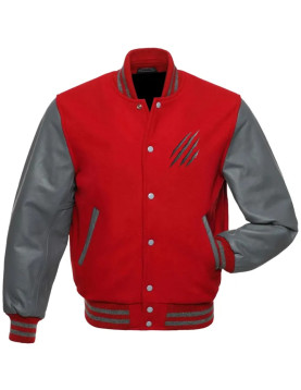 Godzilla x Kong Red Varsity Jacket