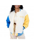 Golden State Warriors Color Block Bomber Full-Snap Jacket