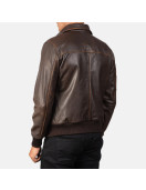 Good Bones S09 Steve Hawk Bomber Leather Jacket