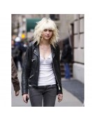 Gossip Girl Taylor Momsen Zipper Pockets Leather Jacket