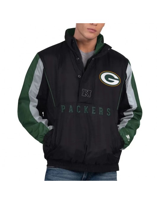 Green Bay Packers Thursday Night Gridiron Half-Zip Jacket Green Bay Packers Thursday Night Gridiron Half-Zip Jacket