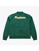 Green Bay Packers Vintage Green Satin Jacket Green Bay Packers Vintage Green Satin Jacket
