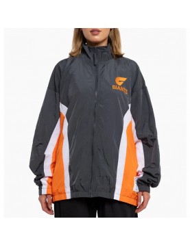 GWS Giants Charcoal Retro Track Jacket