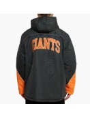GWS Giants Stadium Black and Orange Hooded Jacket