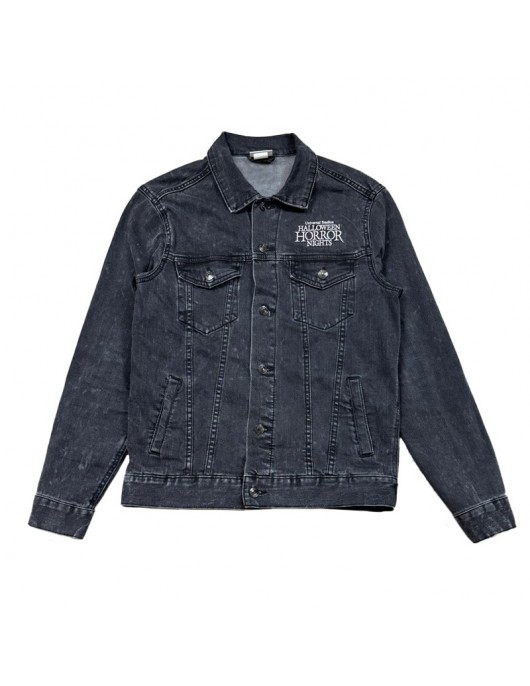 Halloween Horror Nights Monsters Frankenstein Denim Jacket Halloween Horror Nights Monsters Frankenstein Denim Jacket