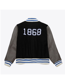 Hampton Pirates Homecoming Black Varsity Jacket
