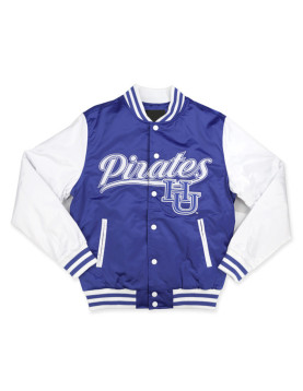 Hampton University Blue and White Jacket