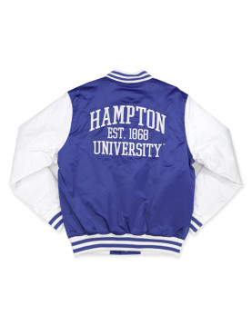Hampton University Blue and White Jacket