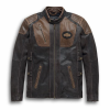 HARLEY DAVIDSON TRIPLE VENT SYSTEM BROWN LEATHER JACKET
