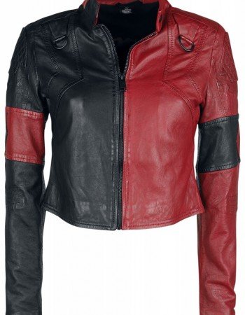 Margot Robbie Suicide Squad 2 Harley Quinn 2021 Cosplay Costume Short Leather Jacket