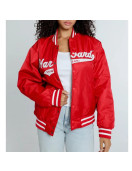 Harvard University A-Game Red Varsity Satin Jacket