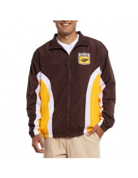 Hawks Brown Retro Track Jacket – Hawthorn Team Style