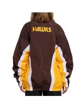 Hawks Brown Retro Track Jacket – Hawthorn Team Style