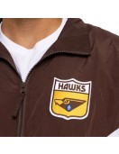 Hawks Brown Retro Track Jacket – Hawthorn Team Style