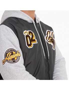 Hawks Patchwork Hooded Jacket – Hawthorn Team Style