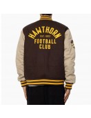Hawthorn Hawks Lock Up Cotton Varsity Jacket Hawthorn Hawks Lock Up Cotton Varsity Jacket