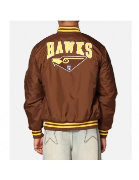 Hawthorn Hawks Team Brown Bomber Jacket