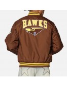 Hawthorn Hawks Team Brown Bomber Jacket