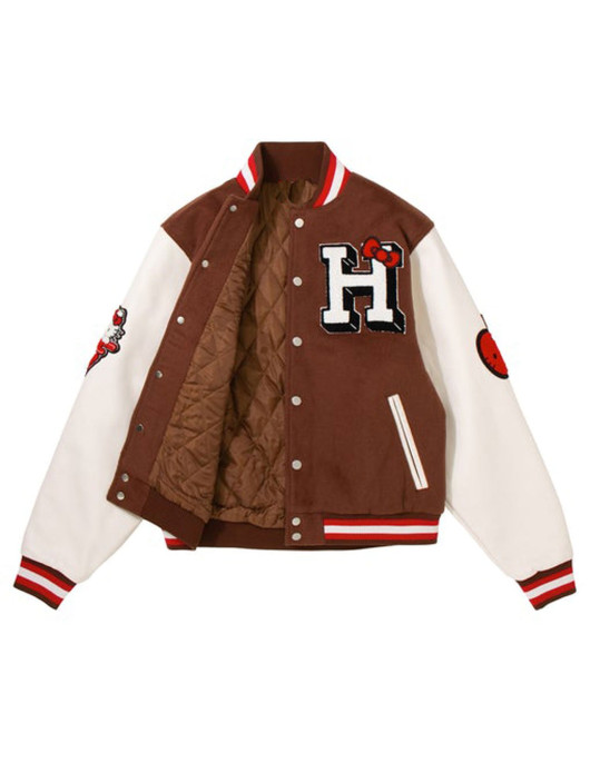 Hello Kitty Apples Wool Varsity Jacket