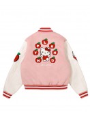 Hello Kitty Apples Wool Varsity Jacket