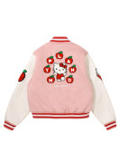 Hello Kitty Apples Wool Varsity  Jacket