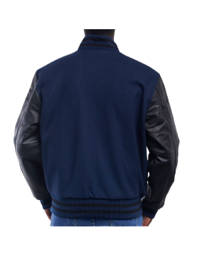 High Royal Wool Body &amp; Black Leather Sleeves