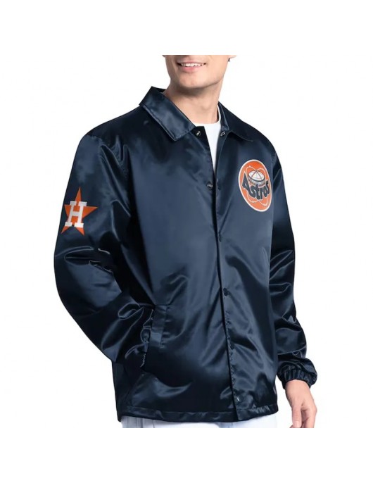 Houston Astros Point Man Coaches Navy Jacket