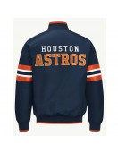 Houston Astros Scout I Navy Satin Jacket