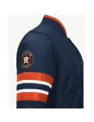 Houston Astros Scout I Navy Satin Jacket