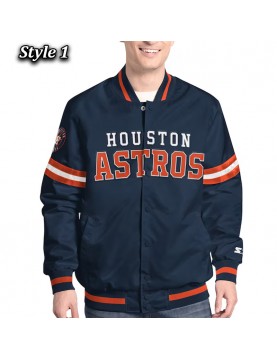 Houston Astros Varsity Scout Satin Jacket