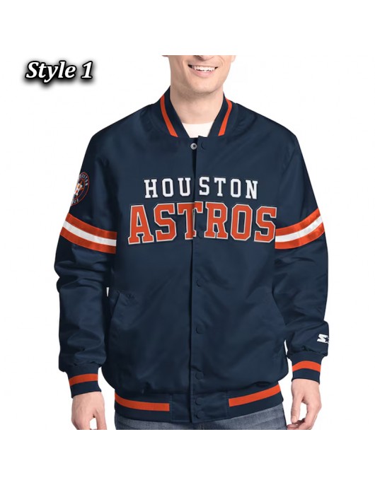 Houston Astros Varsity Scout Satin Jacket