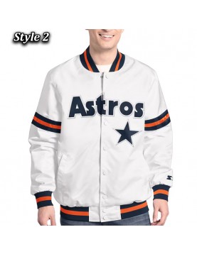 Houston Astros Varsity Scout Satin Jacket