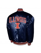 Illinois Fighting Illini Club Satin Jacket