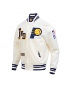 Indiana Pacers Best of Classic Rib Satin Jacket Indiana Pacers Best of Classic Rib Satin Jacket