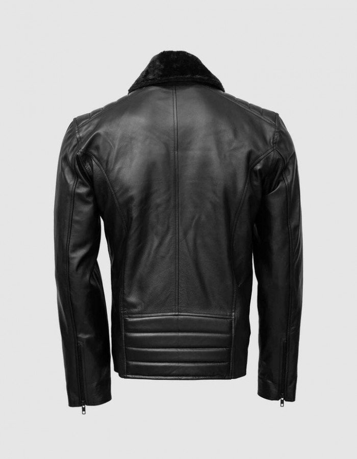 Jacket with Removable Fur Collar Jacket with Removable Fur Collar