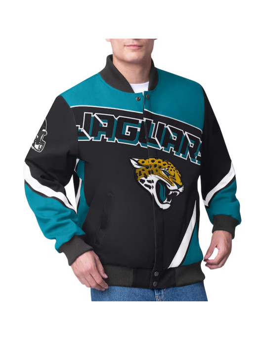 Jacksonville Jaguars Maximum Racing Black Jacket