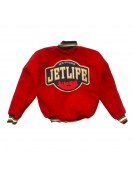 Jet Life New Orleans Pelicans Full-Snap Red Satin Jacket