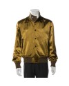 John Legend The Voice Olive Silk Bomber Jacket