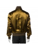 John Legend The Voice Olive Silk Bomber Jacket