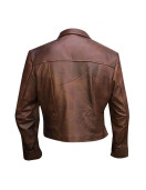 Justice League Jason Momoa Double Breasted Leather Jacket