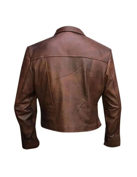 Justice League Jason Momoa Double Breasted Leather Jacket
