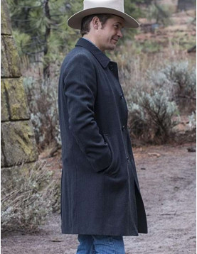 Justified Raylan Givens Wool Trench Coat