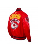 Kansas City Chiefs Best of Classic Rib Satin Jacket Kansas City Chiefs Best of Classic Rib Satin Jacket