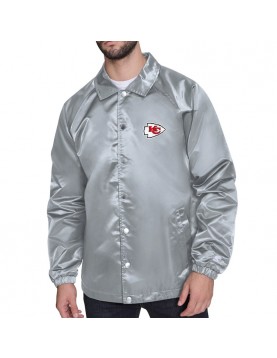 Kansas City Chiefs Retro Logo Coaches Jacket