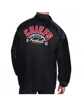 Kansas City Chiefs Retro Logo Coaches Jacket