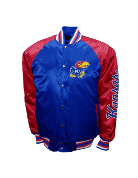 Kansas Jayhawks The Game Royal Satin Jacket