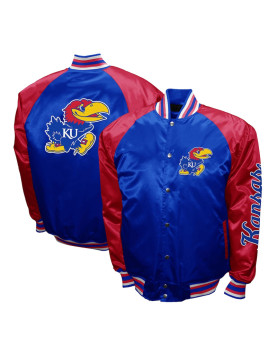 Kansas Jayhawks The Game Royal Satin Jacket