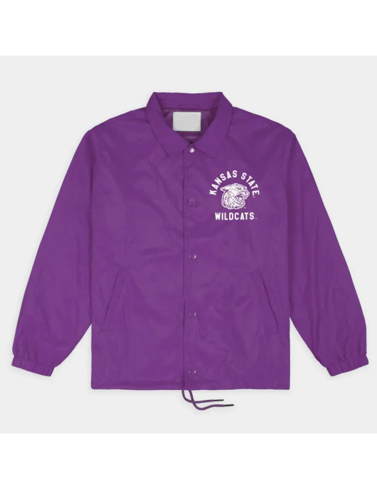 Kansas State Wildcats Roaring Logo Coaches Jacket