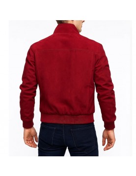 Keith Gordon Christine Arnie Bomber Red Cotton Jacket
