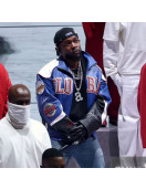 Kendrick Lamar Halftime Show Gloria Blue Leather Jacket
